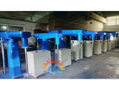 分散機(jī)完成，交付使用